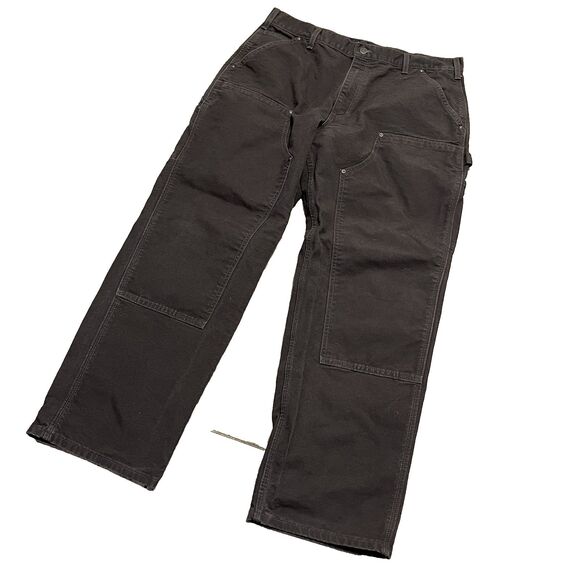 Carhartt Vnt Double Knee Work Pants B136 DKB Mens 36x30 Duck Canvas Y2K - Picture 1 of 14